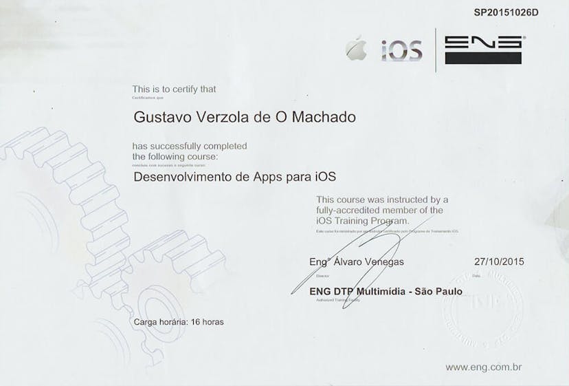 Certificate: iOS Application Development