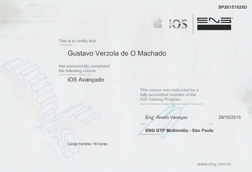 Certificate: Advanced iOS